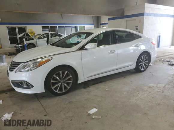 2016 Hyundai Azera with VIN KMHFG4JG4GA569474, listed as a Copart auction lot 59325755 with 103,219 mi miles and Clean title. Bid and sale history available at DreamBid. Image 1.