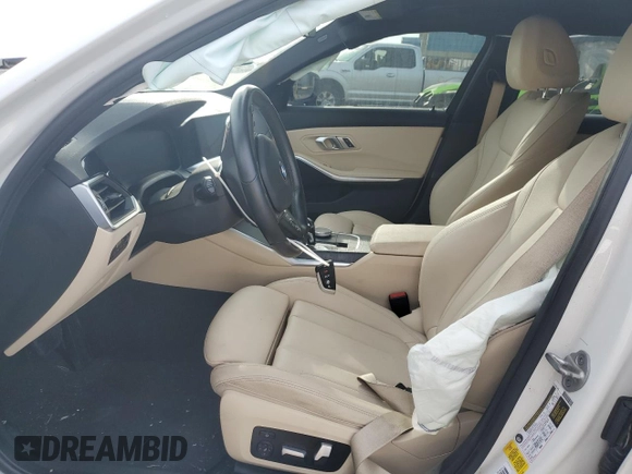 2021 BMW 3 Series 330i with VIN 3MW5R1J08M8C17949, listed as a Copart auction lot 61241105 with 48,593 mi miles and Clean title. Bid and sale history available at DreamBid. Image 7.