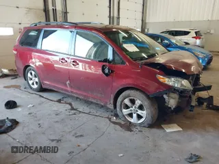 2013 Toyota Sienna LE AAS with VIN 5TDKK3DC7DS319570, listed as a IAAI auction lot 41676330 with 80,716 mi miles. Bid and sale history available at carsss.com. Image 1.