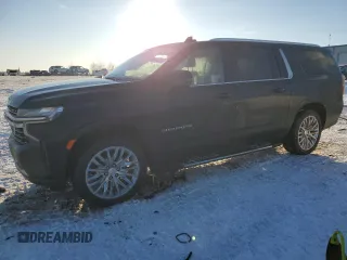 2023 Chevrolet Suburban LT z VIN 1GNSKCKDXPR339043, wystawiony jako Copart lot #46043755 z przebiegiem 43 908 mil mil oraz Nie do naprawy • Non repairable. Historia ofert i sprzedaży dostępna na DreamBid. Obrazek 1.