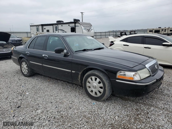 2005 Mercury Grand Marquis LS Premium with VIN 2MEFM75W25X627343, listed as a Copart auction lot 52307095 with 213,331 mi miles and Clean Title. Bid and sale history available at carsss.com. Image 4.