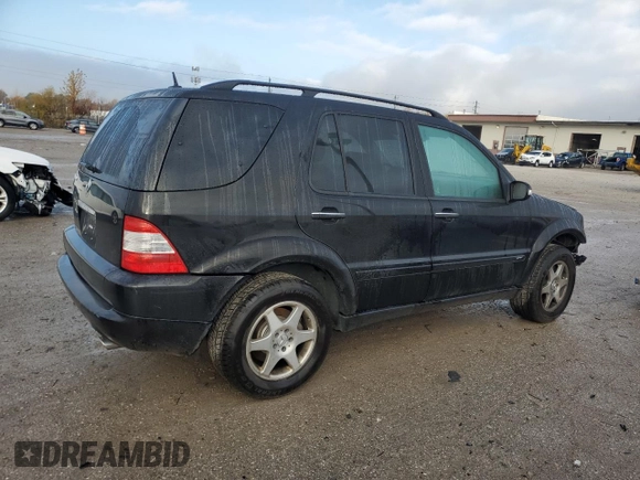2005 Mercedes-Benz M 500 with VIN 4JGAB75E55A542350, listed as a Copart auction lot 79422774 with 169,970 mi miles and Salvage title. Bid and sale history available at DreamBid. Image 3.