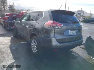 2015 Nissan Rogue SV with VIN 5N1AT2ML5FC897895, listed as a IAAI auction lot 41754256 with 102,712 mi miles. Bid and sale history available at carsss.com. Image 3.