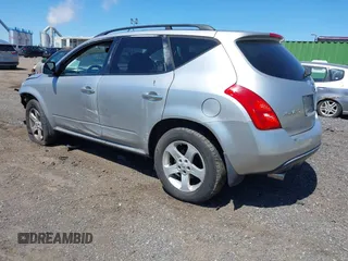 2005 Nissan Murano SE with VIN JN8AZ08T45W324540, listed as a IAAI auction lot 42052303 with 174,639 mi miles and . Bid and sale history available at carsss.com. Image 3.