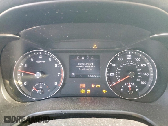2020 Kia Forte LXS with VIN 3KPF24AD6LE150882, listed as a Copart auction lot 48548015 with 136,572 mi miles and Salvage Title. Bid and sale history available at carsss.com. Image 9.