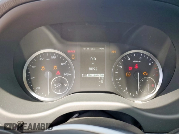 2023 Mercedes-Benz Metris с VIN W1WV0FEY6P4312984, выставлен на аукционе Copart как лот 61163905 с пробегом 8 092 миль миль и Списание • Salvage title. История ставок и продаж доступна на DreamBid. Изображение 9.