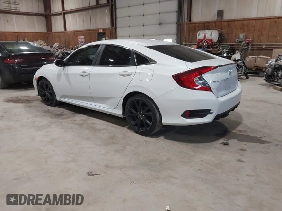 2020 Honda Civic Sedan Sport with VIN 2HGFC2F85LH600878, listed as a IAAI auction lot 41674600 with 30,143 mi miles. Bid and sale history available at carsss.com. Image 3.