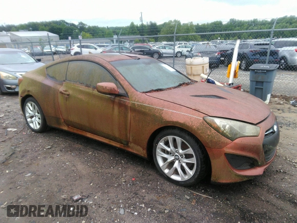 2013 Hyundai Genesis Coupe Premium z VIN KMHHT6KD5DU090317, wystawiony jako IAAI lot #42353888 z przebiegiem 156 637 mil mil oraz . Historia ofert i sprzedaży dostępna na DreamBid. Obrazek 1.
