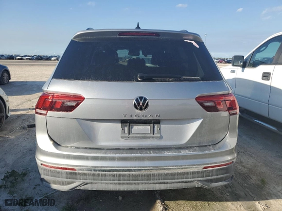 2024 Volkswagen Tiguan S with VIN 3VVRB7AX1RM119905, listed as a Copart auction lot 47146195 with 0 mi miles and Non Repairable. Bid and sale history available at carsss.com. Image 6.