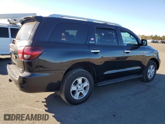 2018 Toyota Sequoia SR5 with VIN 5TDBY5G17JS160291, listed as a Copart auction lot 79465064 with 156,922 mi miles and Salvage Title. Bid and sale history available at carsss.com. Image 3.