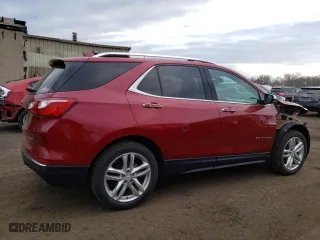 2018 Chevrolet Equinox Premier with VIN 2GNAXWEX7J6159929, listed as a Copart auction lot 88025815 with 40,848 mi miles and Non Repairable. Bid and sale history available at carsss.com. Image 3.