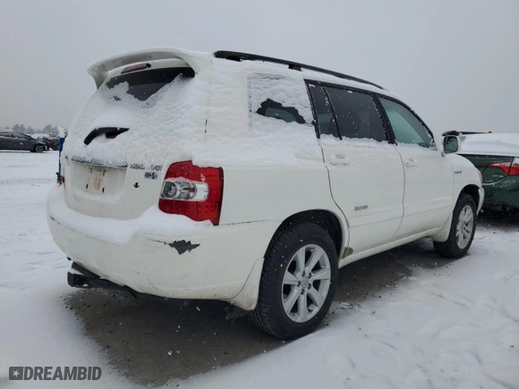 2007 Toyota Highlander Hybrid w/3rd Row with VIN JTEDW21A670018981, listed as a Copart auction lot 46097635 with 337,110 mi miles and Clean Title. Bid and sale history available at carsss.com. Image 3.