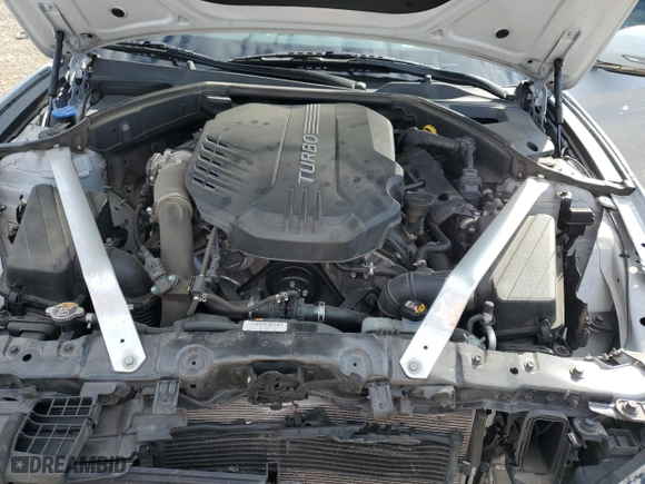 2020 Genesis G70 3.3T with VIN KMTG34LE3LU064052, listed as a Copart auction lot 83573294 with 56,514 mi miles and Salvage Title. Bid and sale history available at carsss.com. Image 11.
