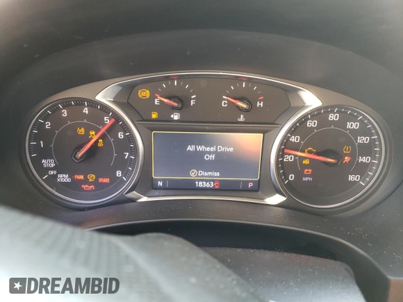 2024 GMC Terrain SLE with VIN 3GKALTEG4RL209507, listed as a Copart auction lot 41886555 with 18,363 mi miles and Salvage Title. Bid and sale history available at carsss.com. Image 9.
