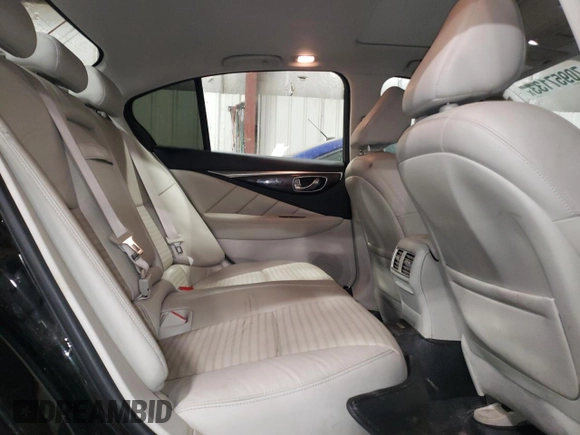 2017 Infiniti Q50 Red Sport 400 with VIN JN1FV7AR4HM871007, listed as a Copart auction lot 70957133 with 56,102 mi miles and Non Repairable. Bid and sale history available at carsss.com. Image 10.