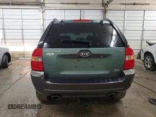 2005 Kia Sportage LX with VIN KNDJE723657083048, listed as a Copart auction lot 85794364 with 172,420 mi miles and Salvage Title. Bid and sale history available at carsss.com. Image 6.