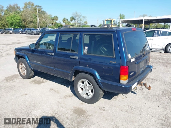 2001 Jeep Cherokee Sport with VIN 1J4FF58S21L612724, listed as a IAAI auction lot 41668763 with 122,464 mi miles and . Bid and sale history available at DreamBid. Image 3.