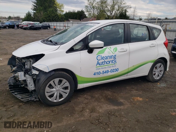 2018 Nissan Note SV with VIN 3N1CE2CPXJL355770, listed as a Copart auction lot 52781745 with 68,847 mi miles and Salvage Title. Bid and sale history available at DreamBid. Image 1.