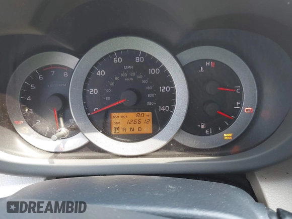 2008 Toyota RAV4 with VIN JTMZD33V186070507, listed as a IAAI auction lot 41849087 with 126,612 mi miles. Bid and sale history available at carsss.com. Image 7.