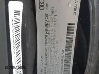 2016 Audi A5 Premium Plus z VIN WAUM2AFR7GA023770, wystawiony jako Copart lot #58784915 z przebiegiem 178 204 mil mil oraz Czysty tytuł • Clean title. Historia ofert i sprzedaży dostępna na DreamBid. Obrazek 12.