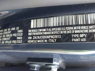 2021 Jeep Renegade Latitude с VIN ZACNJDBB0MPM25613, выставлен на аукционе IAAI как лот 42364270 с пробегом 70 832 миль миль и . История ставок и продаж доступна на DreamBid. Изображение 9.