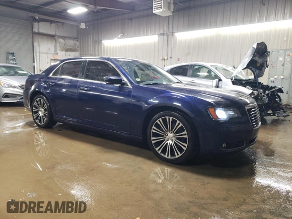 2013 Chrysler 300 with VIN 2C3CCABT9DH672436, listed as a Copart auction lot 86323234 with 95,579 mi miles and Salvage Title. Bid and sale history available at carsss.com. Image 4.