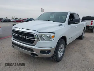 2022 Ram 1500 Big Horn z VIN 1C6SRFMT8NN313403, wystawiony jako IAAI lot #42334732 z przebiegiem 96 588 mil mil oraz . Historia ofert i sprzedaży dostępna na DreamBid. Obrazek 17.