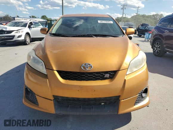 2009 Toyota Matrix S z VIN 2T1KE40E19C006065, wystawiony jako Copart lot #58270085 z przebiegiem 98 151 mil mil oraz Czysty tytuł • Clean title. Historia ofert i sprzedaży dostępna na DreamBid. Obrazek 5.