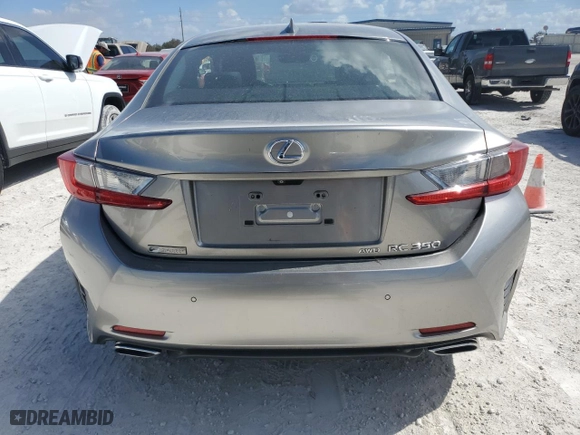 2015 Lexus RC 350 with VIN JTHSE5BC3F5003953, listed as a Copart auction lot 73303654 with 0 mi miles and Non Repairable. Bid and sale history available at carsss.com. Image 6.