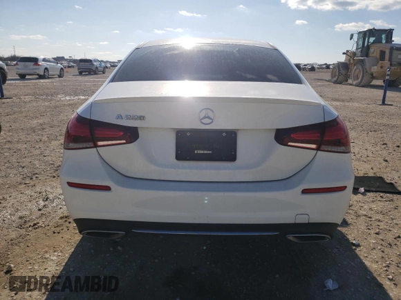 2022 Mercedes-Benz A 220 with VIN W1K3G4EB1NJ367250, listed as a Copart auction lot 42038325 with 54,510 mi miles and Salvage Title. Bid and sale history available at DreamBid. Image 6.
