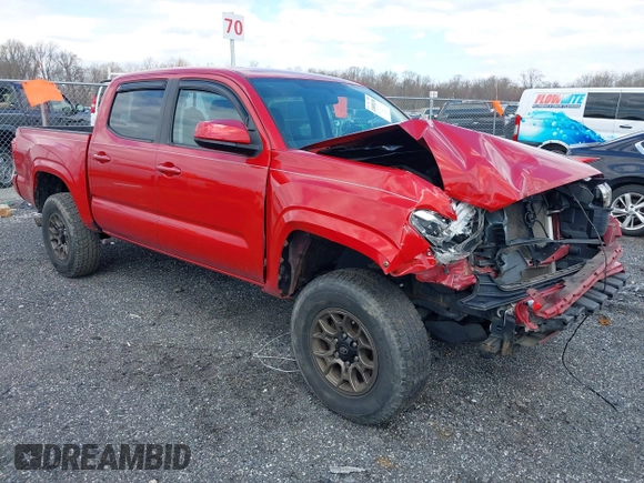 2016 Toyota Tacoma SR5 with VIN 5TFAX5GN0GX057704, listed as a IAAI auction lot 41890138 with 110,799 mi miles. Bid and sale history available at carsss.com. Image 1.