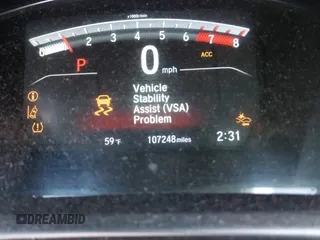 2017 Honda CR-V EX-L with VIN 5J6RW2H81HL074723, listed as a IAAI auction lot 41658178 with 107,248 mi miles. Bid and sale history available at carsss.com. Image 7.