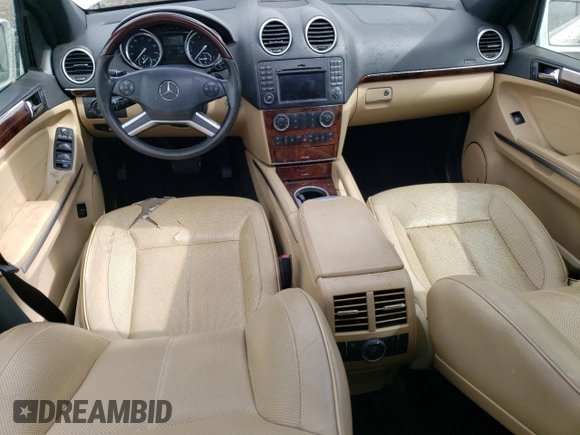 2010 Mercedes-Benz GL-Class GL 550 with VIN 4JGBF8GE9AA575244, listed as a Copart auction lot 72387904 with 82,750 mi miles and Salvage Title. Bid and sale history available at carsss.com. Image 8.