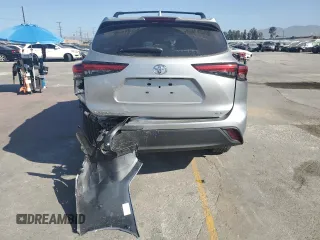 2023 Toyota Highlander L with VIN 5TDKDRAH3PS049805, listed as a Copart auction lot 61053545 with 12,121 mi miles and Salvage title. Bid and sale history available at DreamBid. Image 6.