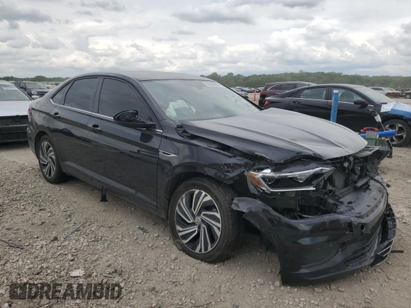 2021 Volkswagen Jetta SEL with VIN 3VWE57BU0MM024234, listed as a Copart auction lot 55984305 with 134,565 mi miles and Salvage title. Bid and sale history available at DreamBid. Image 4.