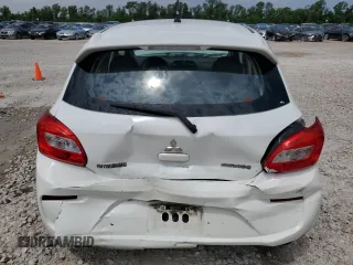 2017 Mitsubishi Mirage ES with VIN ML32A3HJ9HH021899, listed as a Copart auction lot 55824015 with 99,247 mi miles and Salvage title. Bid and sale history available at DreamBid. Image 6.