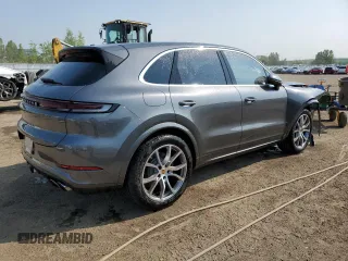 2024 Porsche Cayenne with VIN WP1AA2AY5RDA04955, listed as a Copart auction lot 59577245 with 3,057 mi miles and Salvage title. Bid and sale history available at DreamBid. Image 3.
