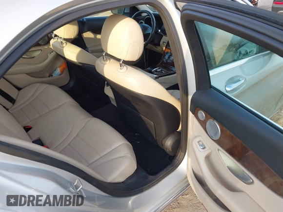 2016 Mercedes-Benz C 300 with VIN 55SWF4JBXGU097914, listed as a IAAI auction lot 41558924 with 99,335 mi miles and . Bid and sale history available at carsss.com. Image 8.