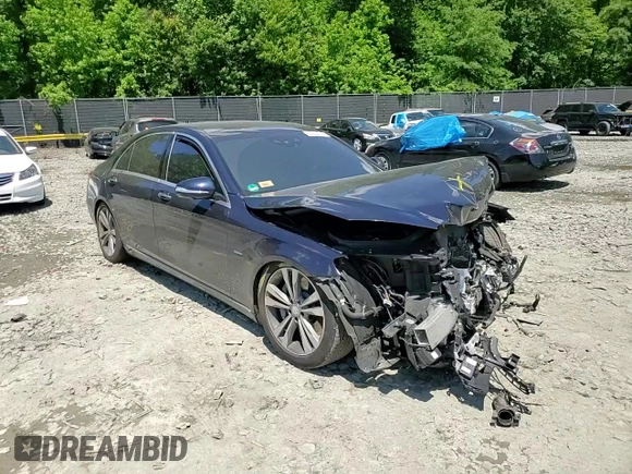 2017 Mercedes-Benz S 550e with VIN WDDUG6DB7HA289255, listed as a Copart auction lot 55859504 with 50,433 mi miles and Salvage Title. Bid and sale history available at DreamBid. Image 11.