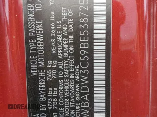 2011 BMW 3 Series 328i with VIN WBADW3C59BE538725, listed as a Copart auction lot 83483004 with 139,443 mi miles and Salvage Title. Bid and sale history available at carsss.com. Image 14.