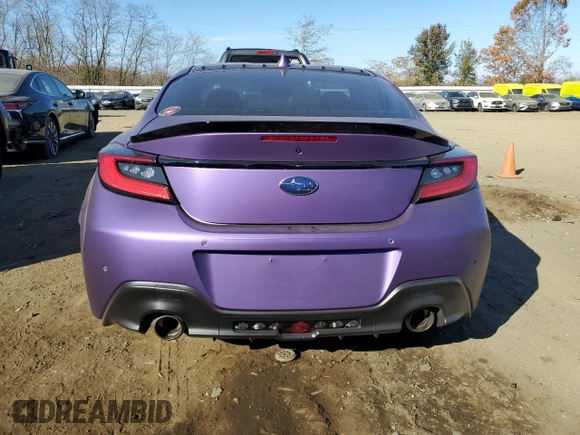 2022 Subaru BRZ Limited with VIN JF1ZDBF18N8704243, listed as a Copart auction lot 79225154 with 22,147 mi miles and Salvage Title. Bid and sale history available at carsss.com. Image 6.