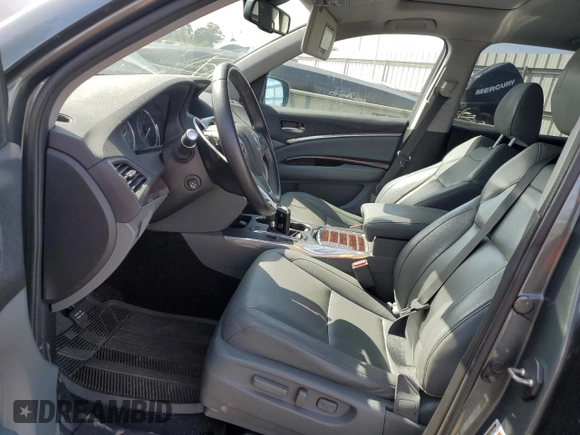2015 Acura MDX Tech Pkg with VIN 5FRYD3H45FB005204, listed as a Copart auction lot 49909375 with 107,281 mi miles and Salvage Title. Bid and sale history available at carsss.com. Image 7.