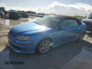 2006 Saab 9-3 Aero z VIN YS3FH71UX66102059, wystawiony jako Copart lot #76634514 z przebiegiem 163 530 mil mil oraz Szkoda całkowita • Salvage title. Historia ofert i sprzedaży dostępna na DreamBid. Obrazek 1.
