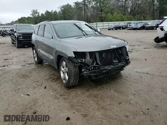 2013 Jeep Grand Cherokee Overland with VIN 1C4RJFCT7DC522416, listed as a Copart auction lot 44614375 with 170,786 mi miles and Salvage Title. Bid and sale history available at carsss.com. Image 12.