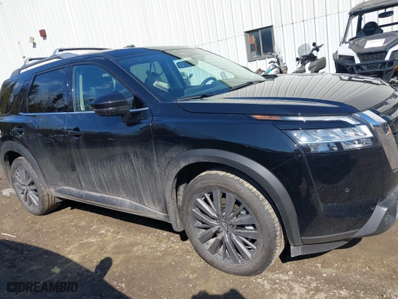 2024 Nissan Pathfinder SL with VIN 5N1DR3CD5RC295501, listed as a IAAI auction lot 41774354 with 1,740 mi miles. Bid and sale history available at carsss.com. Image 13.