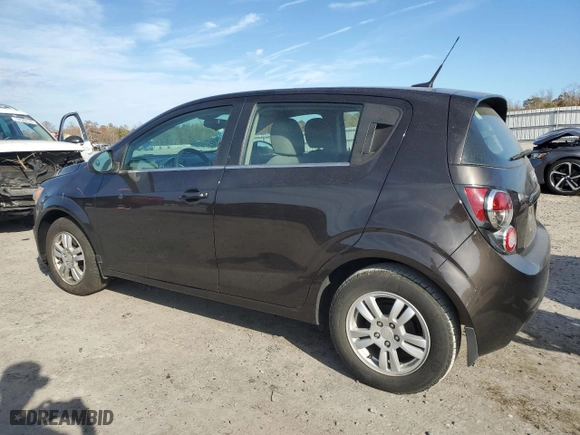 2013 Chevrolet Sonic LT with VIN 1G1JC6SHXD4224532, listed as a Copart auction lot 78888264 with 98,222 mi miles and Clean Title. Bid and sale history available at carsss.com. Image 2.