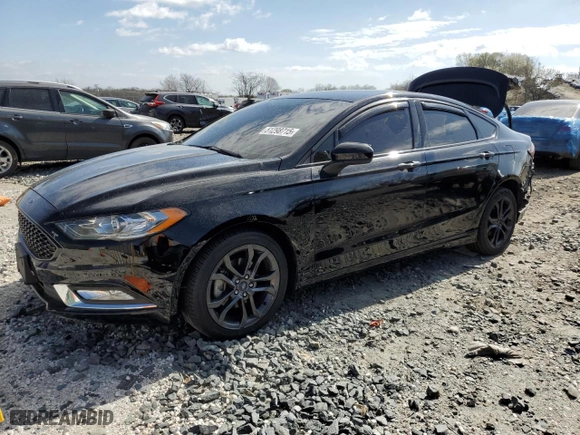 2018 Ford Fusion SE with VIN 3FA6P0H71JR113616, listed as a Copart auction lot 51298715 with 115,003 mi miles and Salvage Title. Bid and sale history available at carsss.com. Image 1.