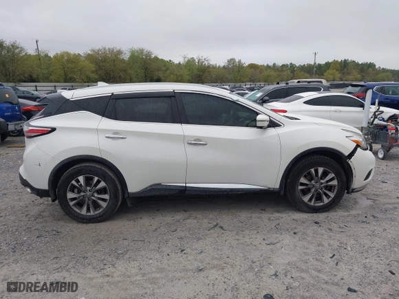 2017 Nissan Murano SV with VIN 5N1AZ2MG8HN119003, listed as a IAAI auction lot 41914020 with 119,931 mi miles. Bid and sale history available at carsss.com. Image 13.