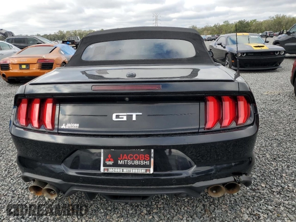 2018 Ford Mustang GT Premium with VIN 1FATP8FF6J5110967, listed as a Copart auction lot 85610744 with Not provided miles and Salvage title. Bid and sale history available at DreamBid. Image 6.