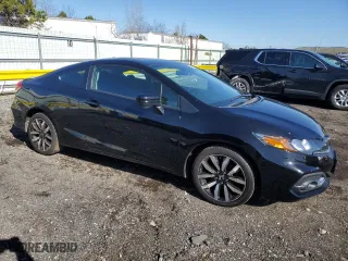 2015 Honda Civic Coupe EX-L with VIN 2HGFG3B02FH513423, listed as a Copart auction lot 52589745 with 62,341 mi miles and Clean Title. Bid and sale history available at carsss.com. Image 4.